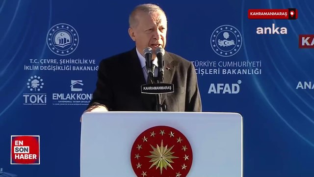 Cumhurbaşkanı Erdoğan, deprem konutlarını teslim ediyor