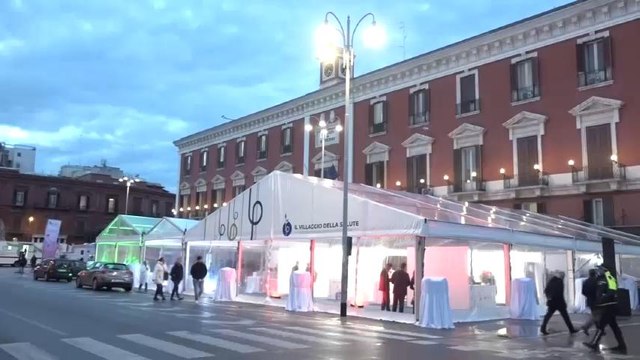 Bari, inaugurato a Bari il Villaggio della Salute: per tre giorni workshop e visite mediche