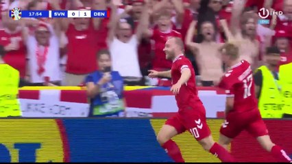 Slovenija 1:1 Danska Euro 2024 BHRT