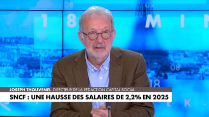 Joseph Thouvenel revient sur la hausse des salaires accordée aux salariés de la SNCF pour 2025