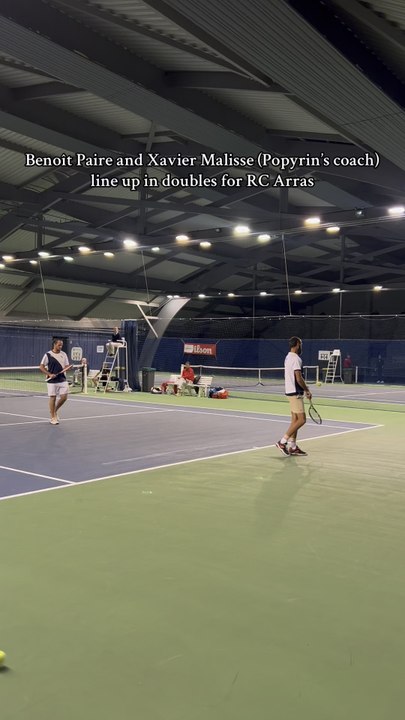 Benoît Paire et Xavier Malisse line up doubles for RC Arras 😳