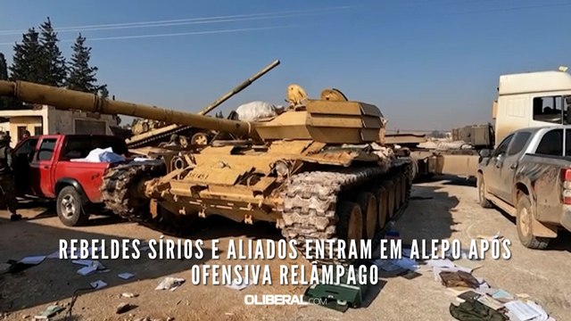 Rebeldes sírios e aliados entram em Alepo após ofensiva relâmpago