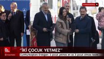 Cumhurbaşkanı Erdoğan, depremzede vatandaştan 3 çocuk istedi