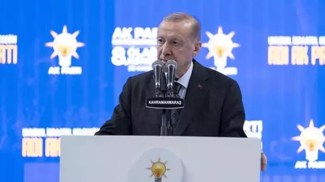 Cumhurbaşkanı Erdoğan, Kahramanmaraş 8. Olağan İl Kongresi’nde açıklamalarda bulundu