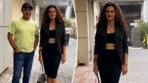 Taapsee Pannu Exudes Lady Boss Vibes In This Stylish New Avatar Spotted In Andheri!