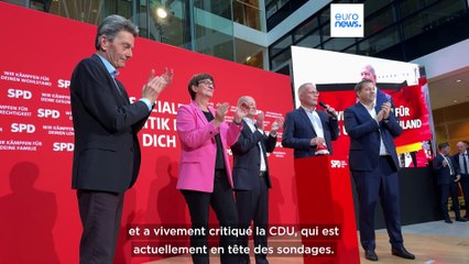 Scholz et le SPD lancent une offensive pour les élections législatives anticipées