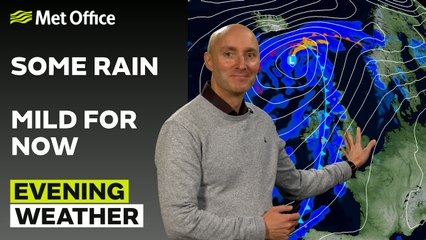 Met Office Evening Weather Forecast 30/11/24–  Mild night with outbreaks of rain