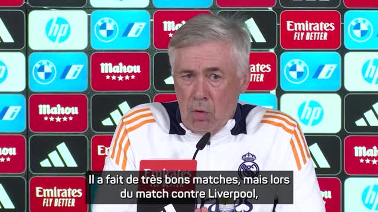 Real Madrid - Ancelotti : “Kylian Mbappé n'est pas en train de sombrer, il est conscient qu'il doit faire mieux”