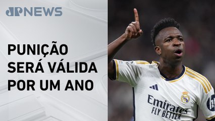 Menor de idade que fez injúrias racistas contra Vini Jr. é banido dos estádios