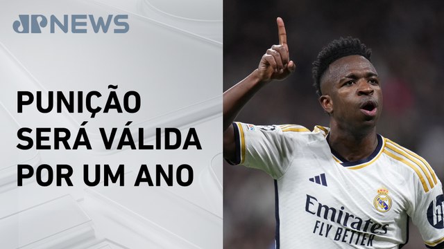 Menor de idade que fez injúrias racistas contra Vini Jr. é banido dos estádios