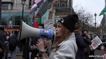 Manifestazione pro Palestina nel centro di Londra