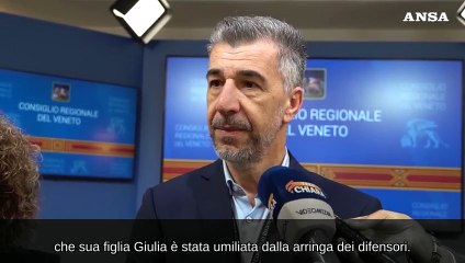 Gino Cecchettin: "Sui social ho espresso il dolore di chi si e' visto togliere tanto"