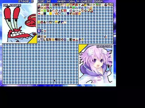 MUGEN: TFGAF Mr. Krabs (Me) vs Neptune