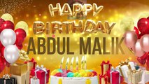 ABDUL MALiK - Happy Birthday Abdul Malik