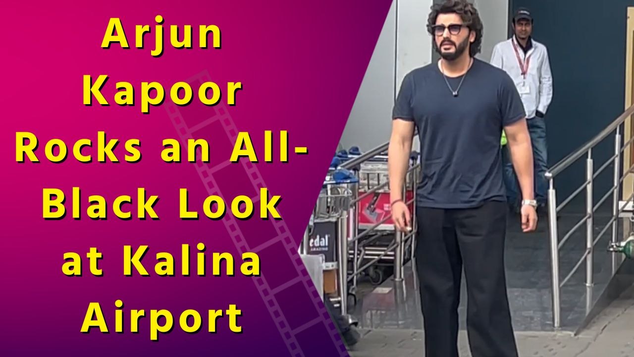 Arjun Kapoor Spotted at Kalina Airport, Looks Stylish in Monochromatic Ensemble