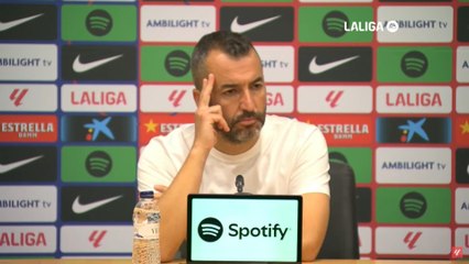 Rueda de prensa de Diego Martínez tras el FC Barcelona 1 - Lads Palmas 2