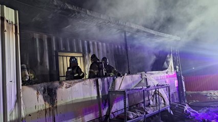 경기 안성 컨테이너에서 불...1명 숨진 채 발견 / YTN