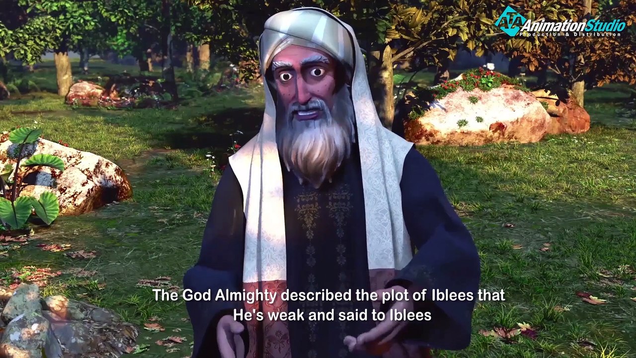 انطلق ادم و زوجتة حوا في الجنة ينعمان بظلالها ... #ادم