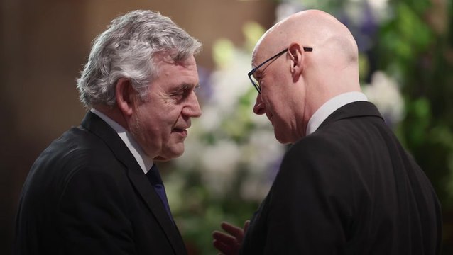 Scottish political giants remember Alex Salmond at memorial service