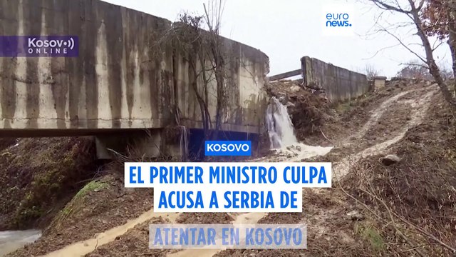 Kosovo culpa a Serbia de la explosión que cortó el suministro de agua y electricidad este viernes