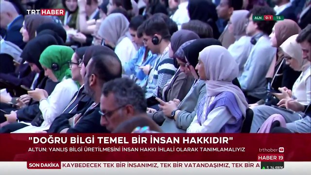 Fahrettin Altun: Doğru bilgiye ulaşmak temel bir insan hakkıdır