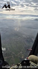 emGAZELA H-45 (SA342) Soko - Dimnjak Čatići Kakanj Prelet Dan OS BiH S24+ 2024