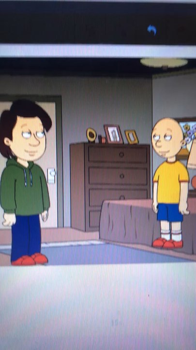 Cailou and boris do the wait trend