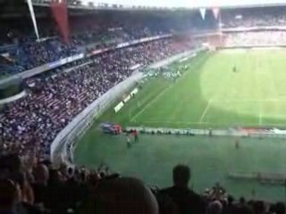 PSG - Auxerre : Entrée des joueurs