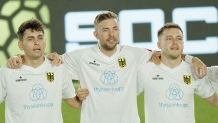 "Kein Sonnenbrand, es ist anstrengend": Kramer scherzt über erstes Länderspiel-Tor