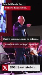 Castro presume obras en informe; “transformación no llega”: oposición.