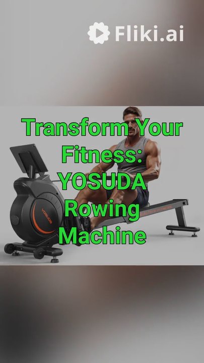 YOSUDA Magnetic/Water Rowing Machine 350 LB Weight Capacity - Foldable Rower for Home Use with Bluetooth, App Supported, Tablet Holder and Comfortable Seat Cushion