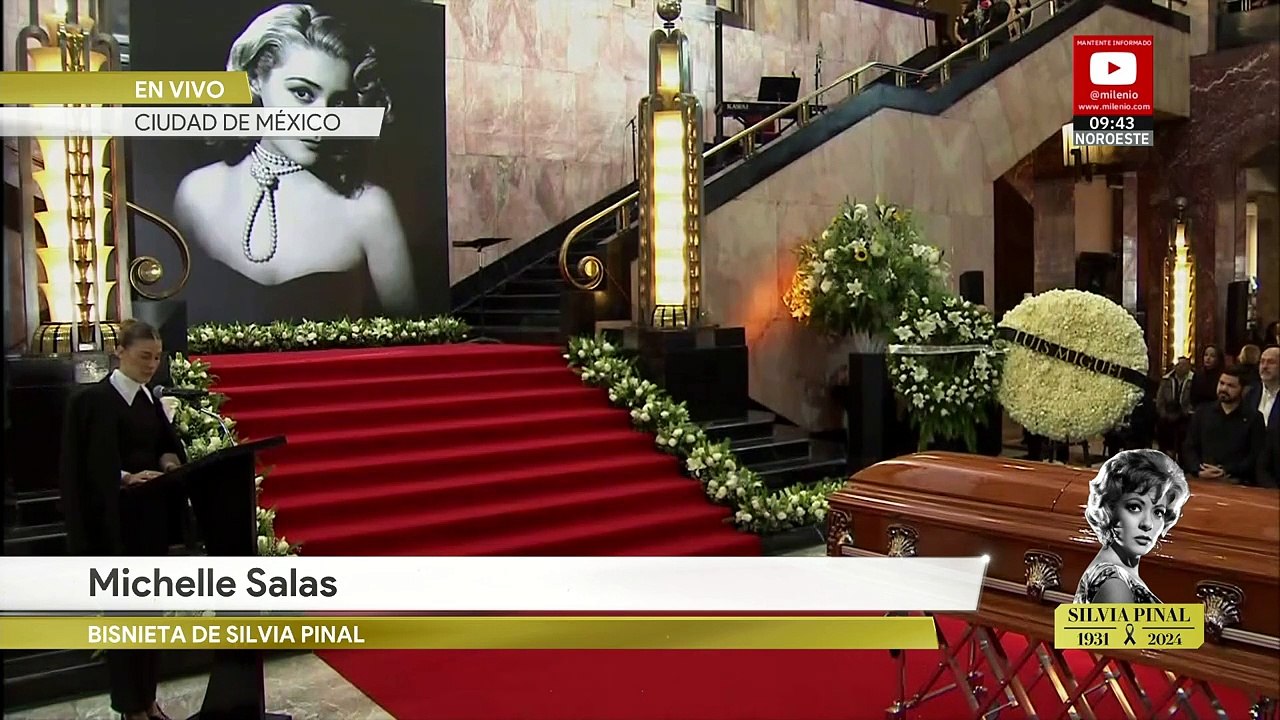 Stephanie y Michelle Salas dedican emotivo mensaje a Silvia Pinal en Bellas Artes