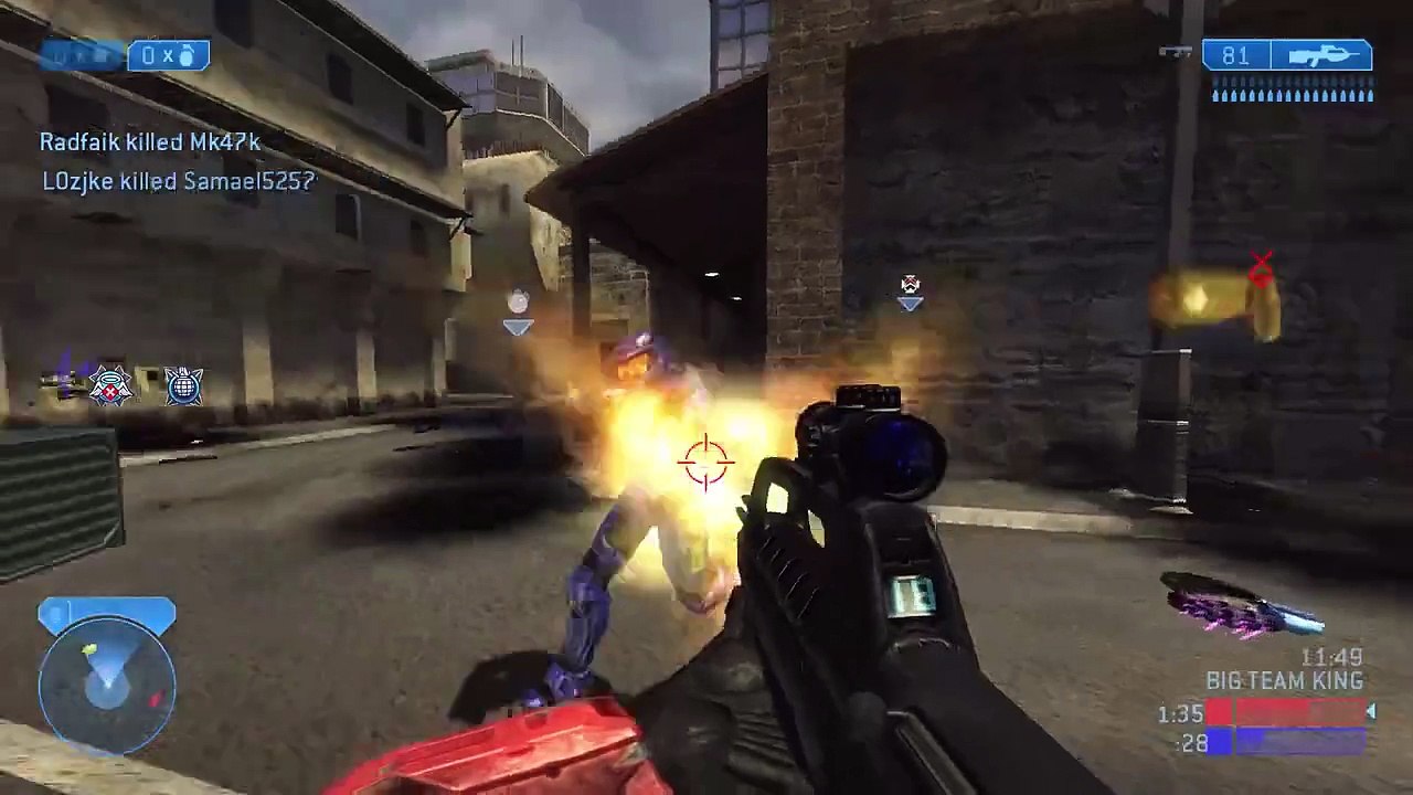 Halo 2 Classic Big Team - Big Team King on District Multiplayer Gameplay