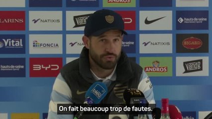Racing 92 - Michalak : "Dès l'échauffement, on n'y était pas"