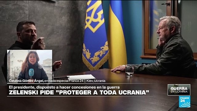 Informe desde Kiev: Zelenski, dispuesto a hacer concesiones con la OTAN si protege toda Ucrania