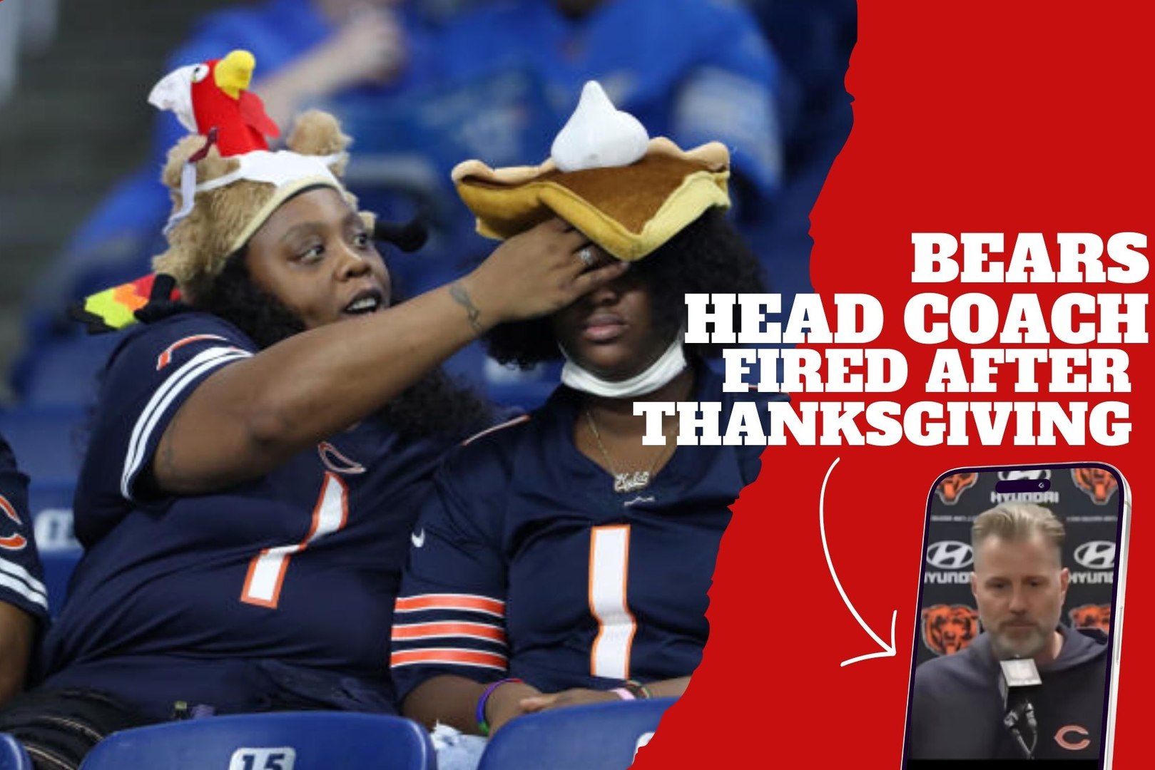 Matt Eberflus last words as Bears HC  after Thanksgiving loss to Detroit