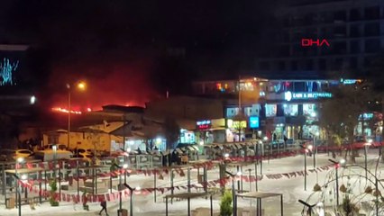 Van'daki yangında hasar büyük