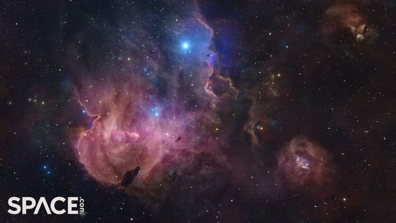 Running Chicken Nebula:Amazing 4K 3D Animation Created From VLT Survey Imagery