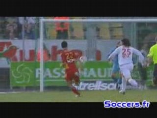 Le Mans 3-2 Lens 35emes journee 2007/2008