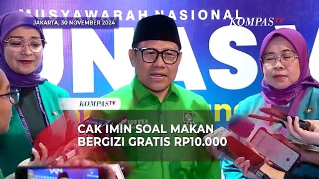Menko Cak Imin soal Program Makan Bergizi Gratis Rp10 Ribu: Anggaran Kita Terbatas sehingga Bertahap