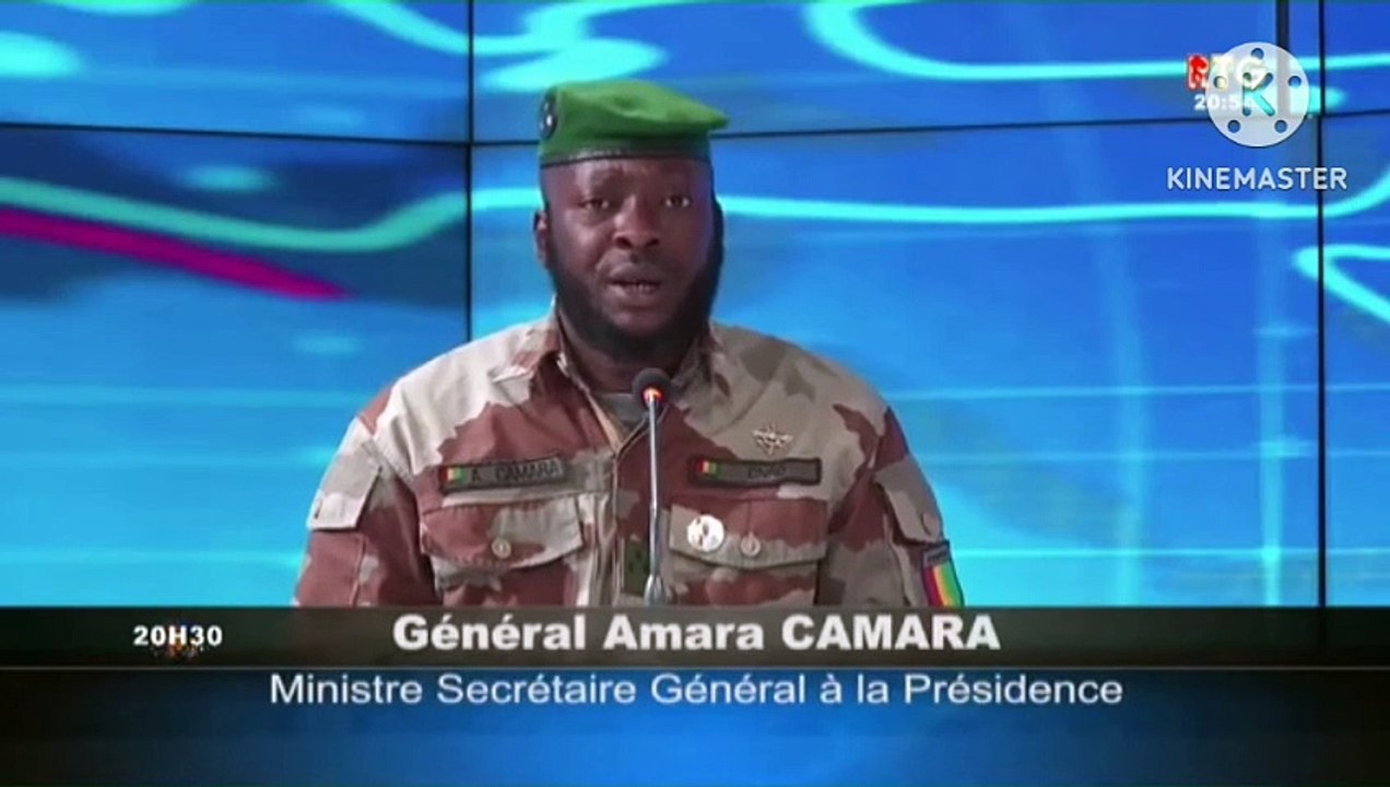 Décrets du président de la transition général Mamadi doumbouya