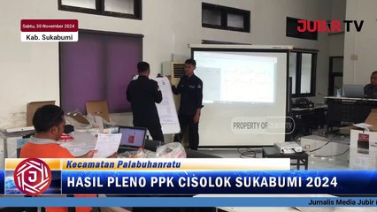 Hasil Pleno PPK Cisolok Sukabumi 2024, Asep Japar Unggul Atas Iyos Somantri