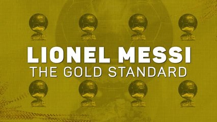 Messi's first Ballon d'Or: the gold standard