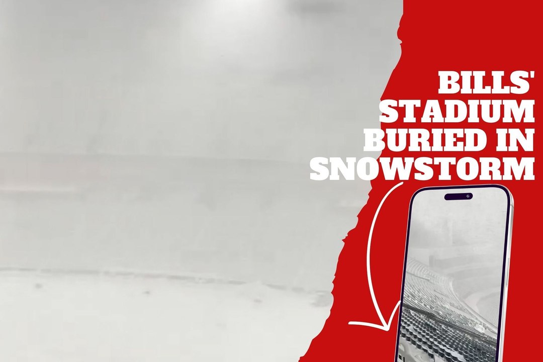 Buffalo Bills' stadium vanishes under snowstorm ahead of game vs 49ers
