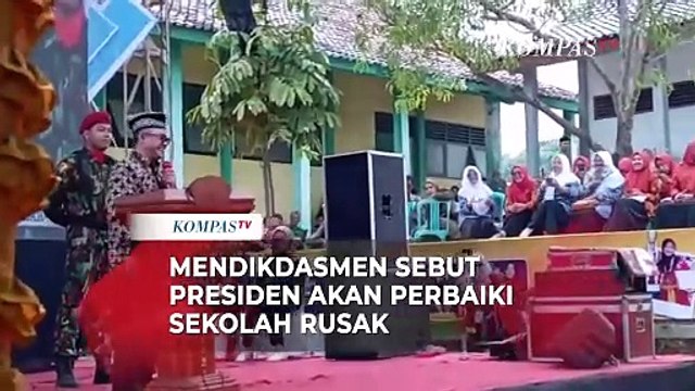 Mendikdasmen Abdul Muti Sebut Presiden Prabowo Akan Perbaiki Sekolah Rusak di Indonesia Tahun 2025