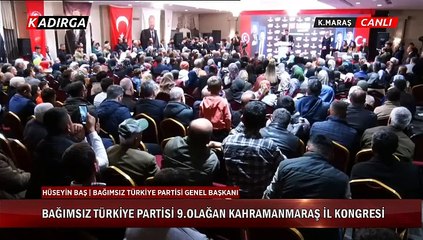 KAHRAMANMARAŞ TA HÜSEYİN BAŞ KONUŞUYOR