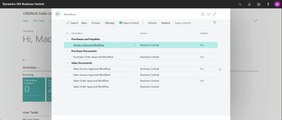 Workflows and Approval User Setup in Business Central #D365BC