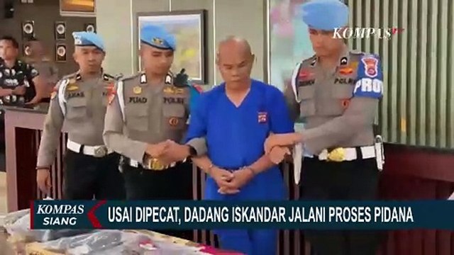Usai Dipecat, Dadang Iskandar Jalani Proses Pidana Kasus Penembakan Kompol Anumerta Ryanto Ulil