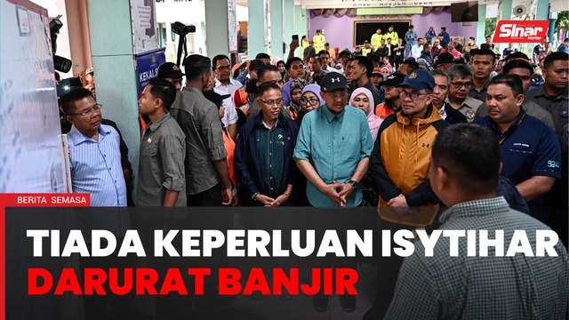 Banjir: Tiada keperluan isytihar darurat - PM