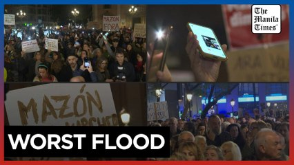 Spain: Thousands protest in Valencia against flood management